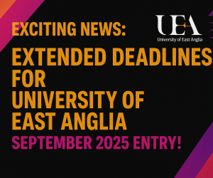 Exciting News: Extended Deadlines for University of East Anglia September 2025 Entry!